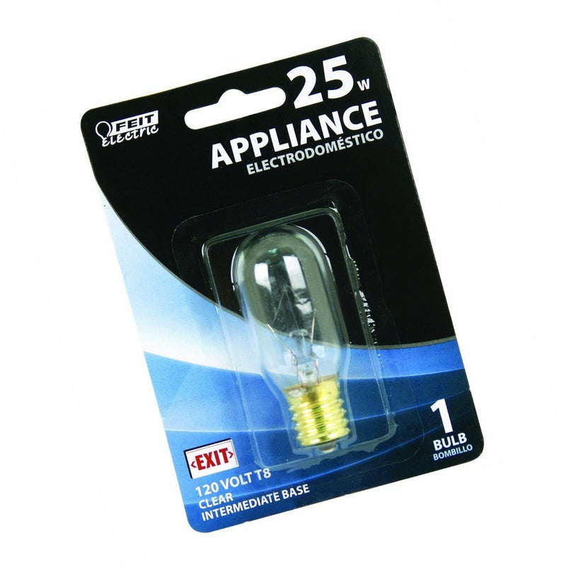 Feit Electric BP25T8N 25Watt 120v E17 Intermediate Base Appliance Bulb
