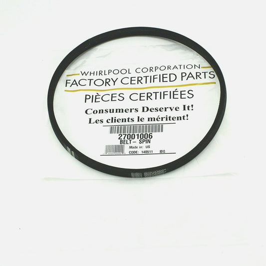 ✅OEM Whirlpool WP27001006 27001006 Washer Drive Belt