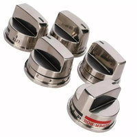 5pcs Gas Stove Oven Range Knob for LG LRG30355ST LRG30357ST Burner Control Knob