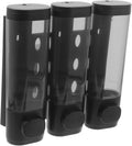 Shampoo And Conditioner Dispenser, 3-Chamber Wall Mounted Shower Soap Dispenser