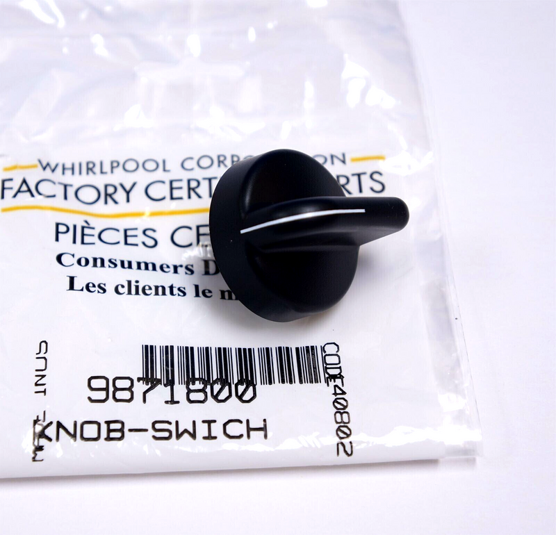 ✅OEM Whirlpool 9871800 KitchenAid Kenmore Trash Compactor Knob WP9871800