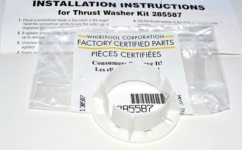 ✅OEM Whirlpool WP285587 Washer Washing Machine Agitator Thrust 285587