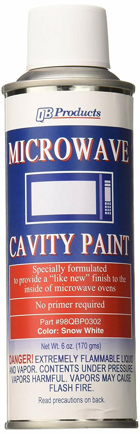 Microwave Cavity Spray Paint 98QBP0302 Snow/Bright White 6oz