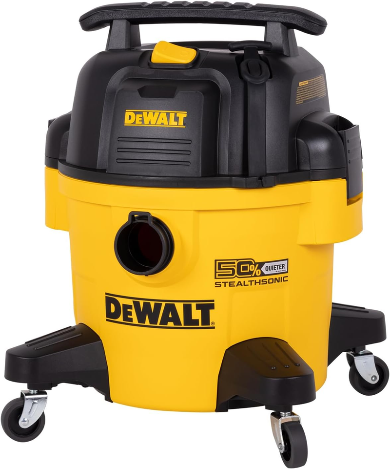 6 Gallon STEALTHSONIC Wet Dry Shop Vac, Powerful Suction & Portable Shop Vacuum