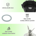 Oster Blender Ice Crusher Blade with Jar Base Cap & 2 Gaskets