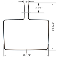 Range Bake Element Unit for Whirlpool W10779716 AP5970727 PS11703285