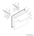 GE GFE26JEMNFDS GFE26JBMNFTS Freezer Door Handle