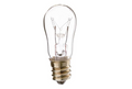 6S6 6-Watt S6 Indicator Lamp S3900 Candelabra Base, Clear 6 watt, 120V