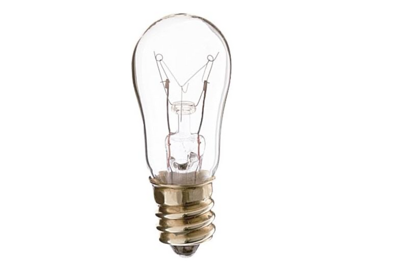6S6 6-Watt S6 Indicator Lamp S3900 Candelabra Base, Clear 6 watt, 120V