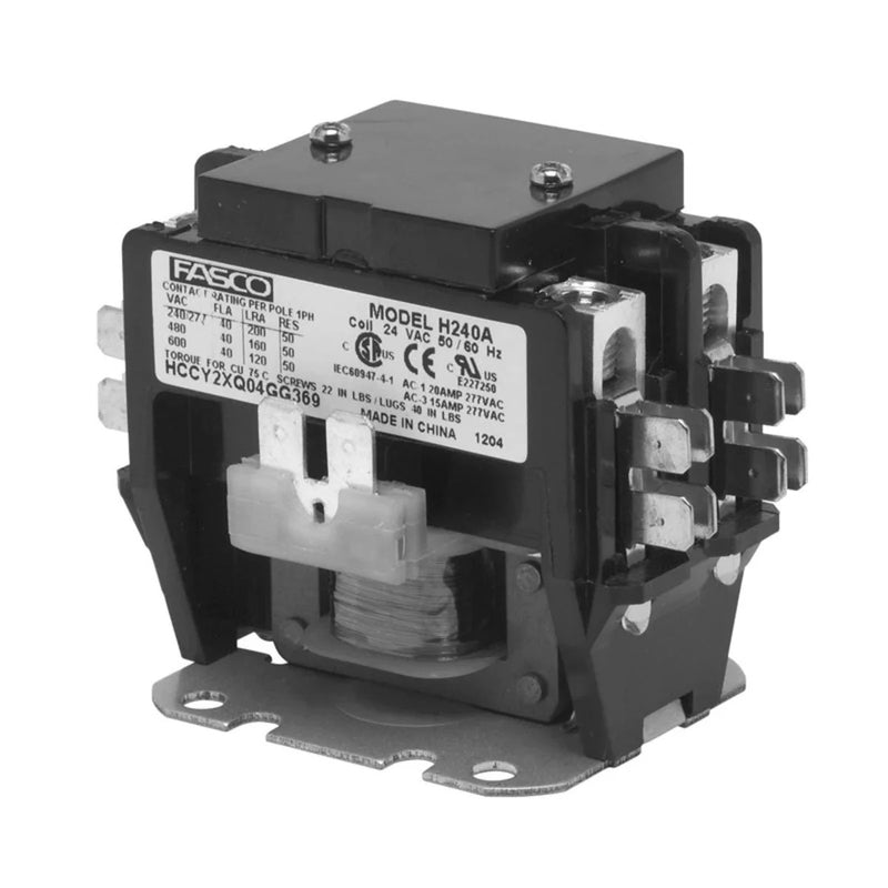 Trane Contactor Relay 40 Amp 2 Pole 24 Volt D70637.021 X13060035367