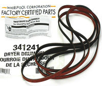 OEM Whirlpool WP341241 Dryer Drum Belt W10127457, W10131364, 14210003, 3392665