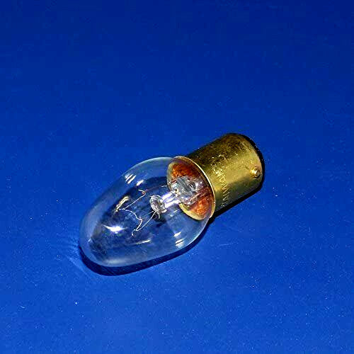 10 watt, 130V, 2-1/8" length. Clear, bayonet double contact base Bulb 10C7DC