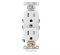 19-Pack 15 A 125 V Commercial Grade Duplex Outlet/Receptacle, TCBR1-W (White)