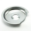 WB32X5036 CHROME BURNER PAN 8" DRIP PAN FOR GE