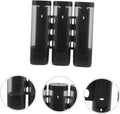 Shampoo And Conditioner Dispenser, 3-Chamber Wall Mounted Shower Soap Dispenser