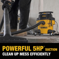 6 Gallon STEALTHSONIC Wet Dry Shop Vac, Powerful Suction & Portable Shop Vacuum
