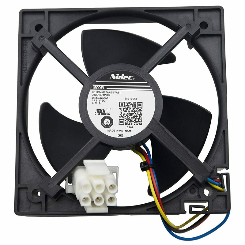 ✅OEM GE WR60X25858 Refrigerator Freezer Evaporator Fan Motor DC WR60X10340
