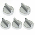 ✅OEM Whirlpool 5 Stainless Steel Knobs W10698166 W10594481