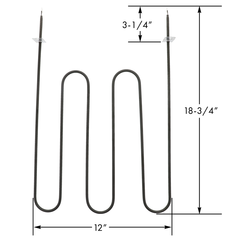 Broil Element for Frigidaire 316203301 316200600 B3301 CH3301 ERB3301