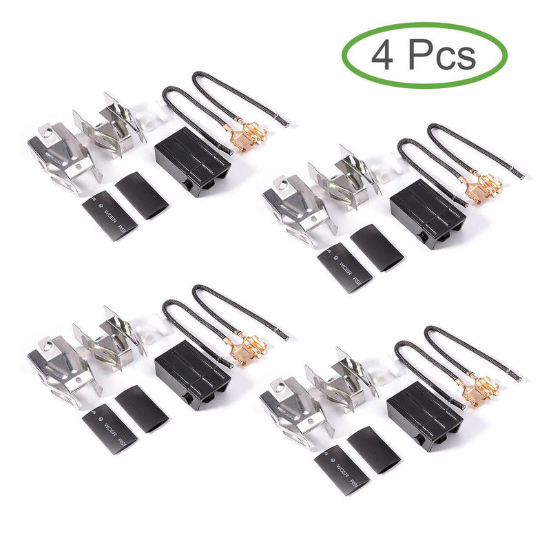 4 Pack Range Burner Receptacle Kit Whirlpool WP330031 330031 AP3075808 PS340571