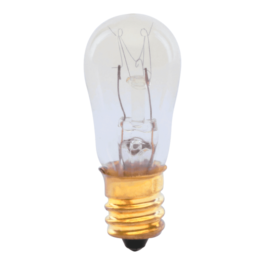 ERP 6-Watt S6 120V Indicator Lamp Candelabra Base Clear fits W10857122 AP5999271