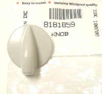 New Genuine OEM Whirlpool Washer Dryer Laundry Appliance Control Knob WP8181859