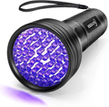 UV Flashlight Black Light for Dog Urine, Pet Stains and Bed Bug, 51 LED 395 Nm