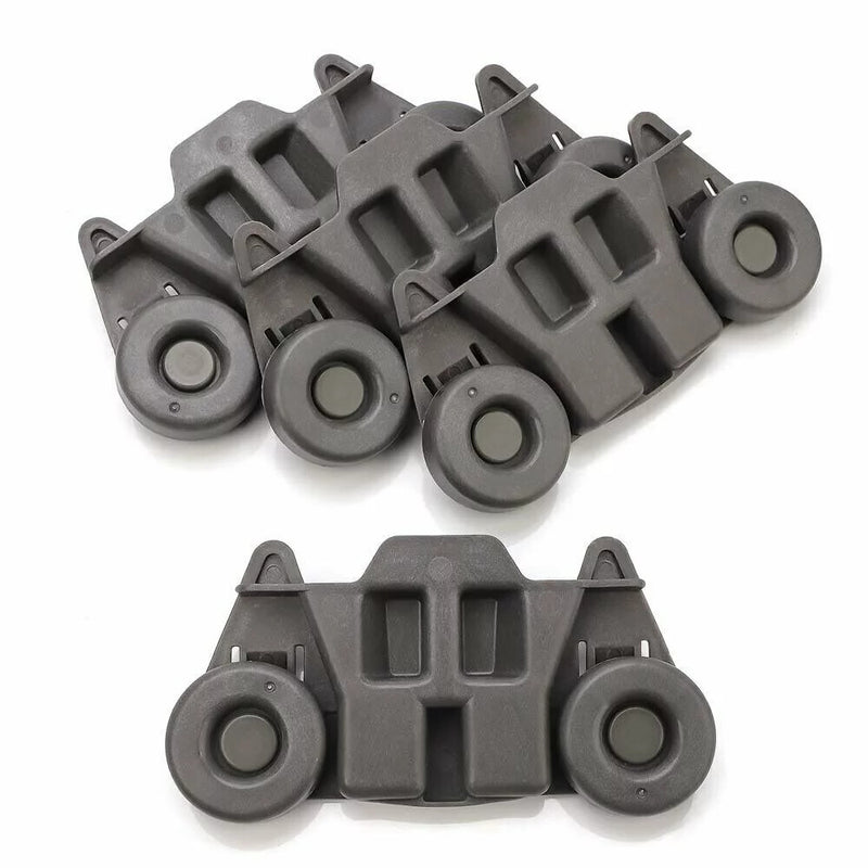 Dishwasher Lower Dishrack Wheel Assembly for Whirlpool W10195416 (4-pack)
