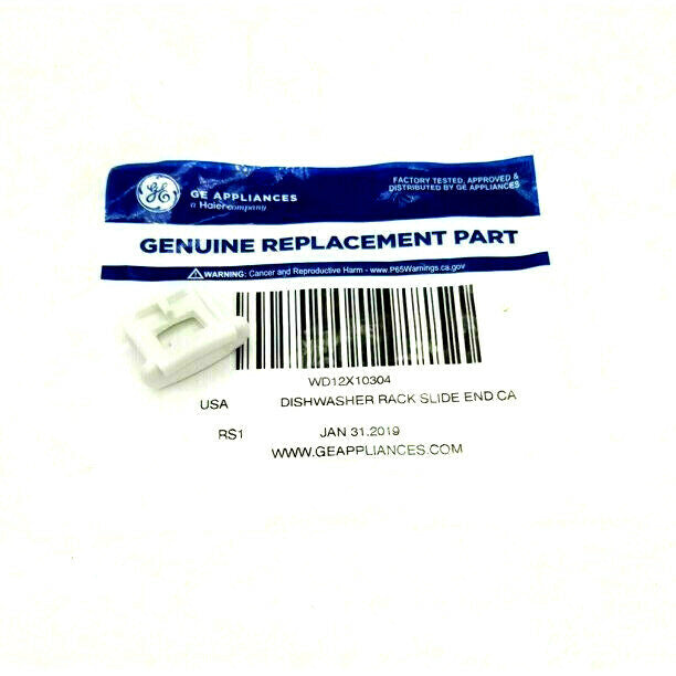 ✅OEM GE WD12X10304 WD12X344 Dishwasher Rack Slide End Cap