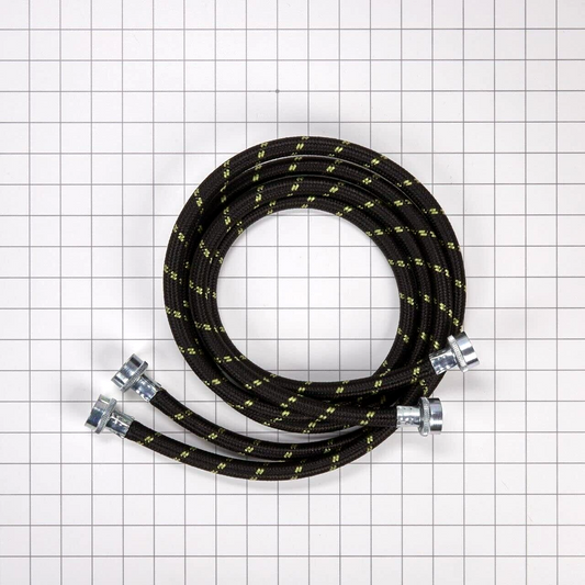 OEM Whirlpool 8212487RC Nylon Braided Washer Hose Kit 5 ft. EA993134, PS993134