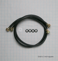 GE Genuine OEM  4ft. Fill Hoses for GE Washing Machine WH41X10207