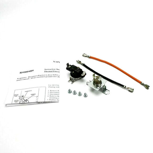 Dryer Thermal Fuse Kit for Whirlpool Amana R9900489 AP4307250 490P3 AP2405459