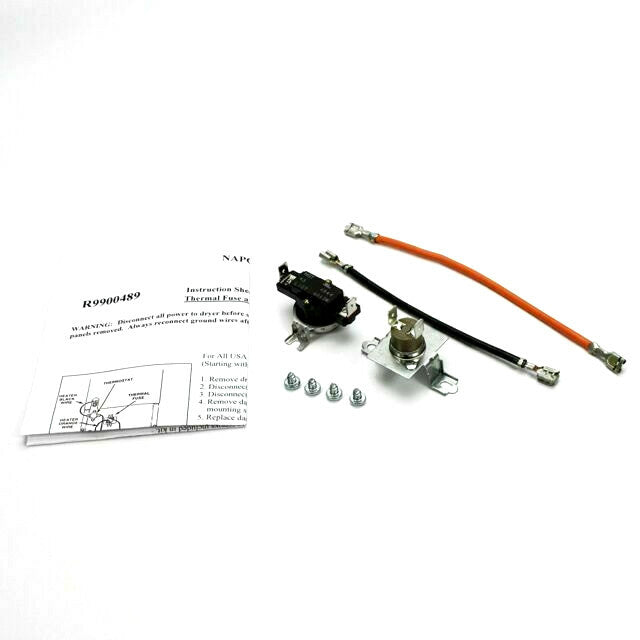 Dryer Thermal Fuse Kit for Whirlpool Amana R9900489 AP4307250 490P3 AP2405459