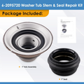 6-2095720 Washer Tub Seal Kit Compatible with Whirlpool Maytag Replaces AP439001