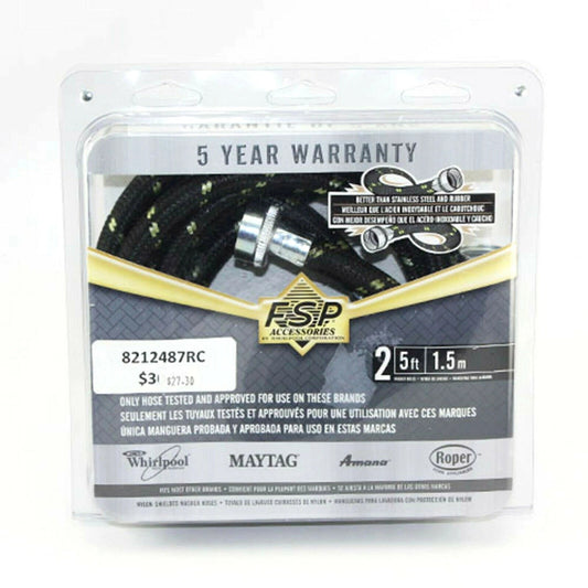 New Genuine OEM Whirlpool Washer Washing Machine Fill Hose 8212487RP