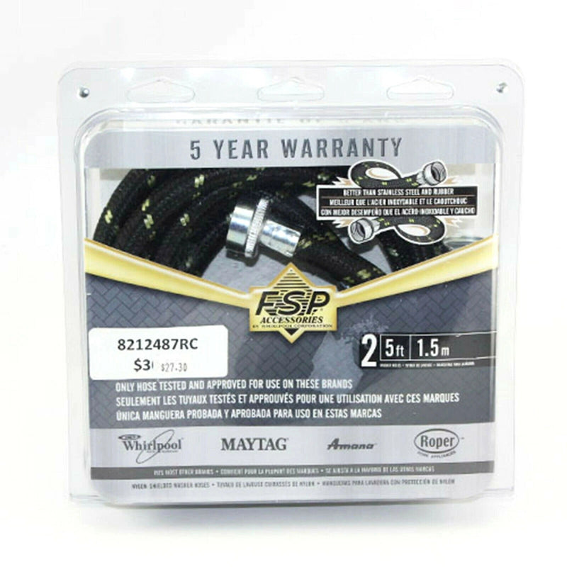 New Genuine OEM Whirlpool Washer Washing Machine Fill Hose 8212487RP