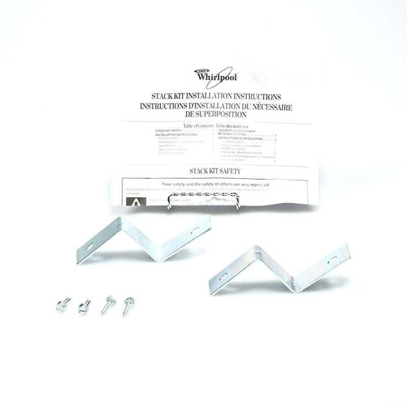 ✅OEM Whirlpool W10178021A Washer/ Dryer Stacking Kit