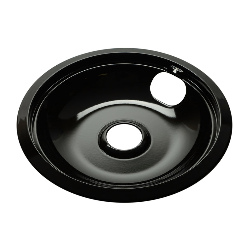 Frigidaire A316222301 8-Inch Porcelain Drip Pan - Front View - Genuine OEM Part