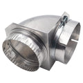 Frigidaire Dryer 4-Inch Aluminum Close Vent Elbow 5305514872