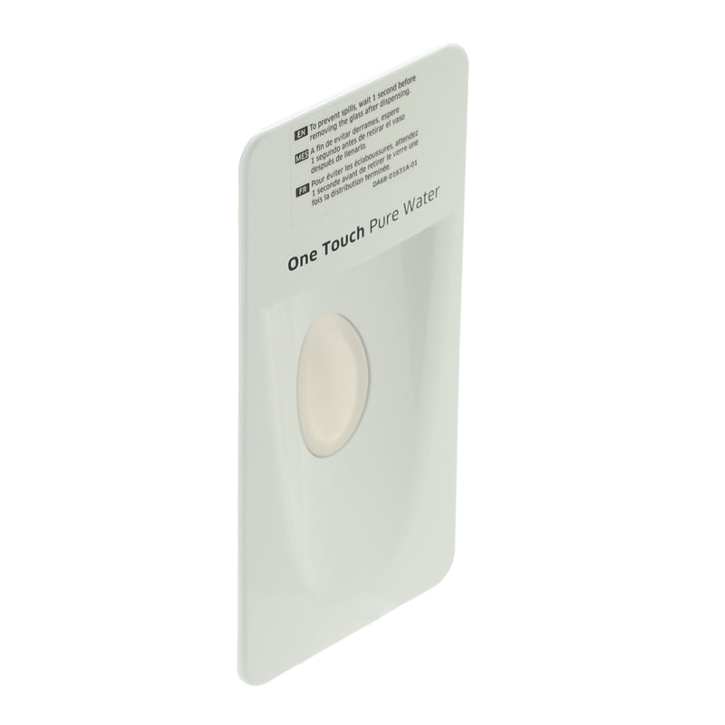 Samsung DA97-12942A Refrigerator Dispenser Cover - Front View - Genuine OEM Part