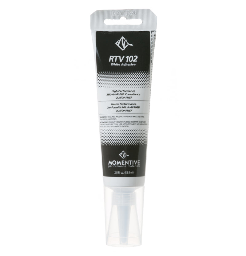 GE RTV102 Food Grade Silicone Adhesive - Front View - Genuine OEM Part