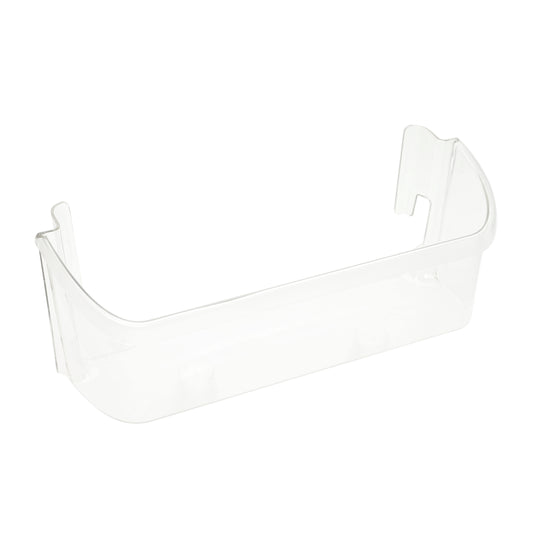 Frigidaire 240323002 Refrigerator Clear Bottom Door Bin Shelf - Front View - Genuine OEM