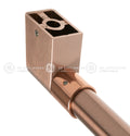 WB15X33782 GE Range Brushed Copper Handle Fits Hotpoint Profile Cafe Back View