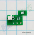 GE WB27T11463 Range Oven Fan Sensor Control Board - Side View - Genuine OEM Part