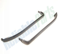 GE WR12X22183 Refrigerator Smooth Handle Kit Black - Front View - Genuine OEM Part