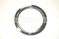 GE WB31X5013 Range 6-Inch Chrome Trim Ring - Side View - Genuine OEM Drip Pan Ring