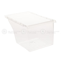 GE WR32X28064 Refrigerator Vegetable Crisper Bin - Front View - Genuine OEM Part