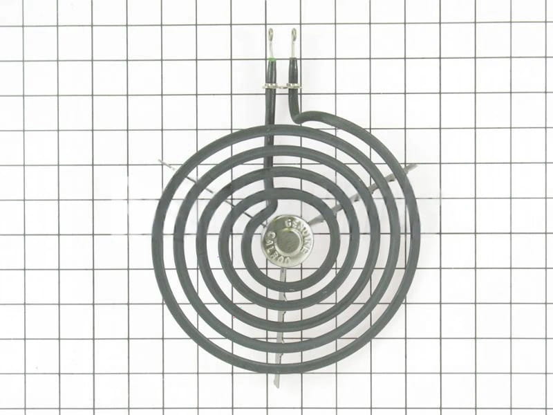 GE WB30K10018 Range 8 Inch Surface Heating Element - Front View - Genuine OEM Part