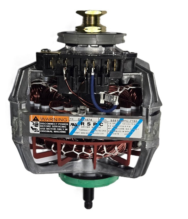 Genuine Speed Queen / Huebsch Appliance Single-Speed Motor & Pulley D511574P