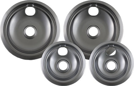 ERP Replacement 4Pc Chrome Drip Pan Set DPELC (DPELC)